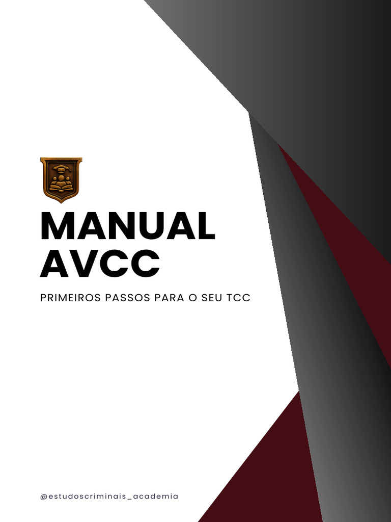 Manual Avcc - Primeiros Passos para o Seu TCC | PDF | Science ...