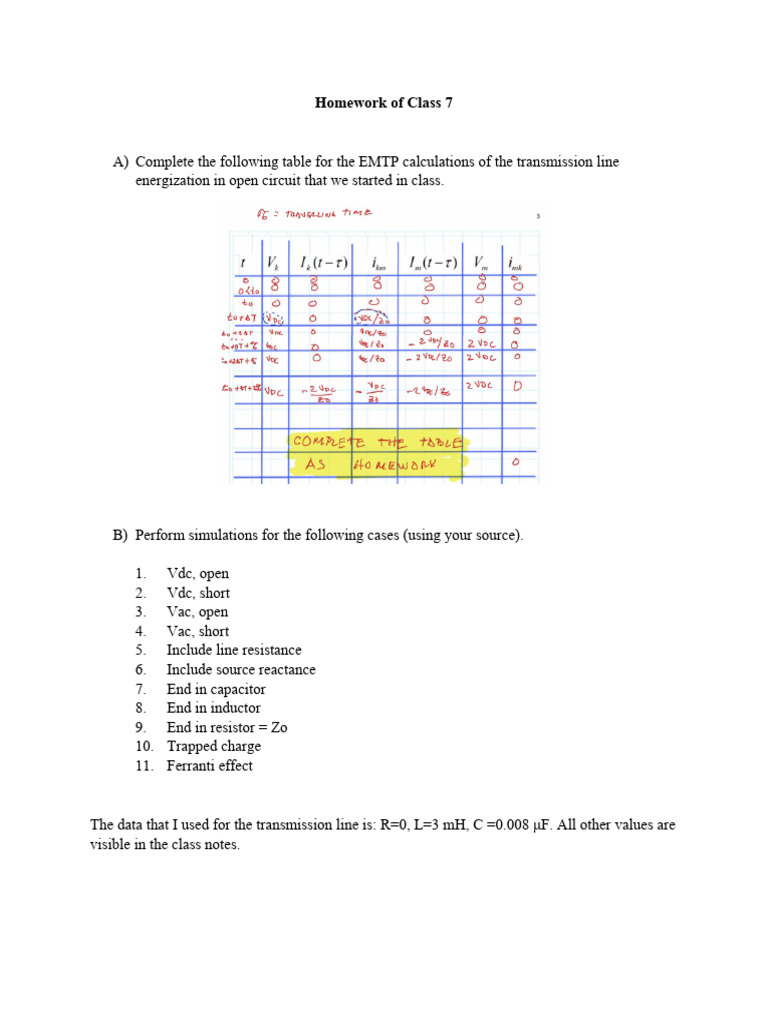 Homework of Class 7 | PDF