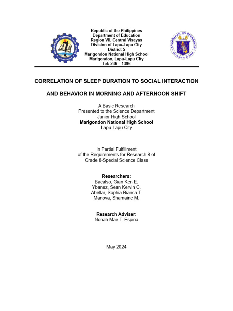 FOR SOFTBOUND G1 RESEARCH FINAL - Docx 1 | PDF | P Value | Adolescence