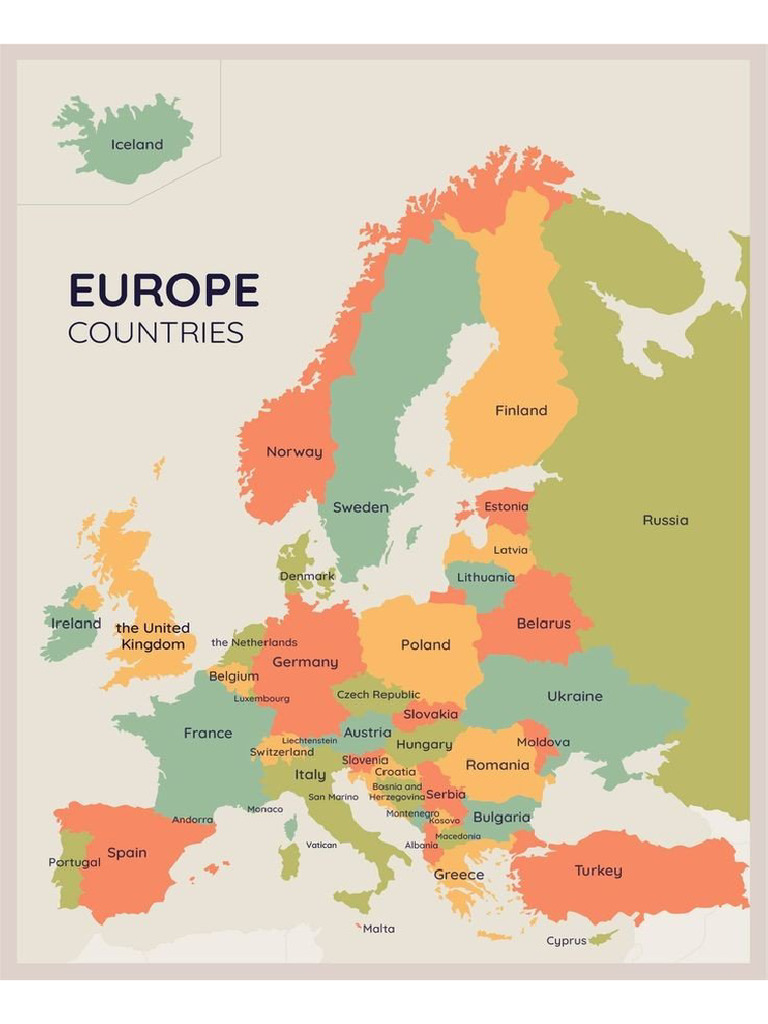 Europe Aesthetic Maps | PDF