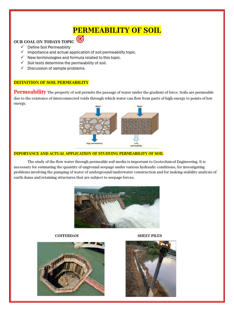 Permeability of Soil | PDF | Earth Sciences | Fluid Mechanics