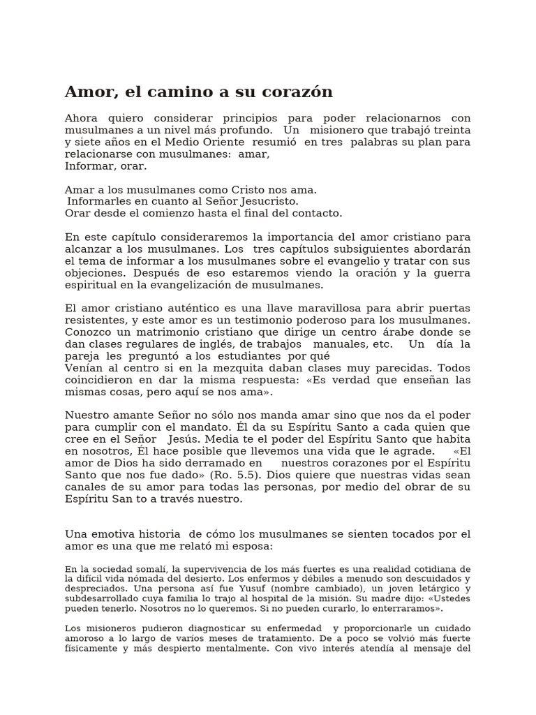 El Amor de Cristo en Nuestras Vidas Puede Cambiar Al Mundo | PDF | Amor ...