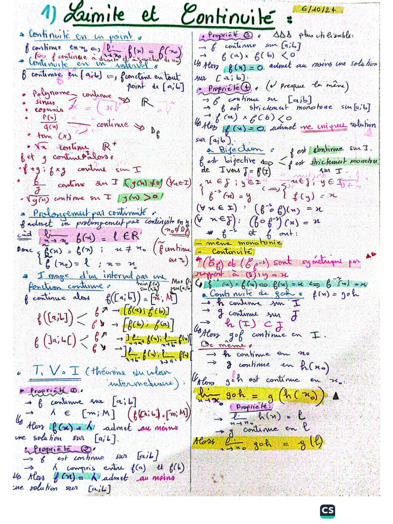 Cours Math ( Résumés Complets) | PDF