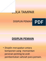 Disiplin Pemain Bola Tampar