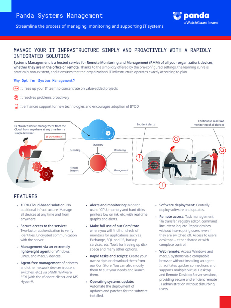 Datasheet Systems Mgmt Panda Security | PDF | Cloud Computing ...
