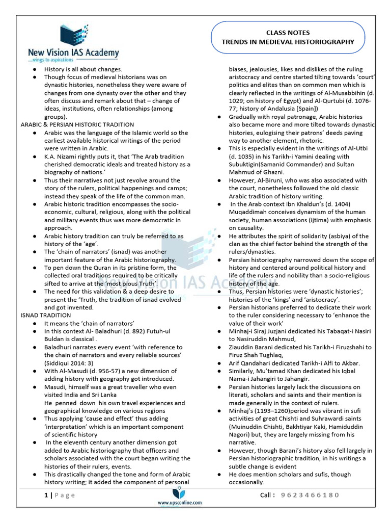 Notes Sources of Later Medieval History | PDF