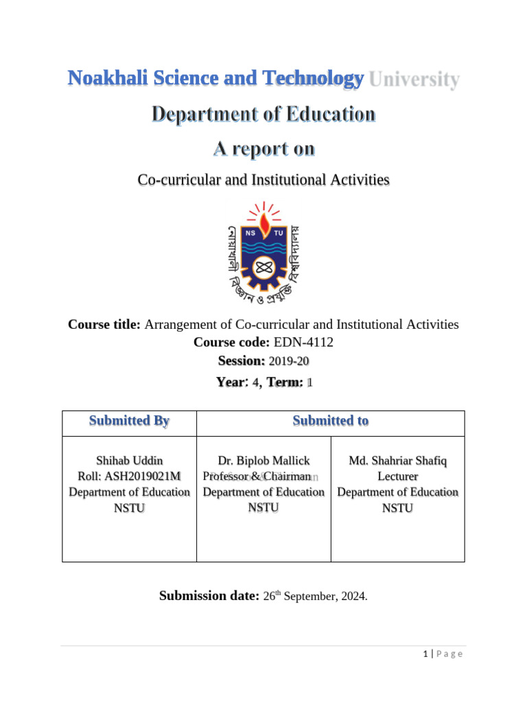 Final Institutionalreport | PDF | Educational Assessment