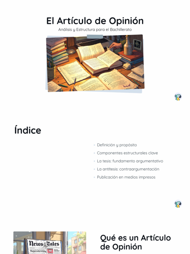El Artculo de Opinin | PDF
