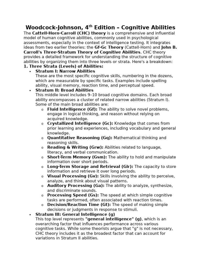 Intelligence Measures | PDF | Wechsler Adult Intelligence Scale ...