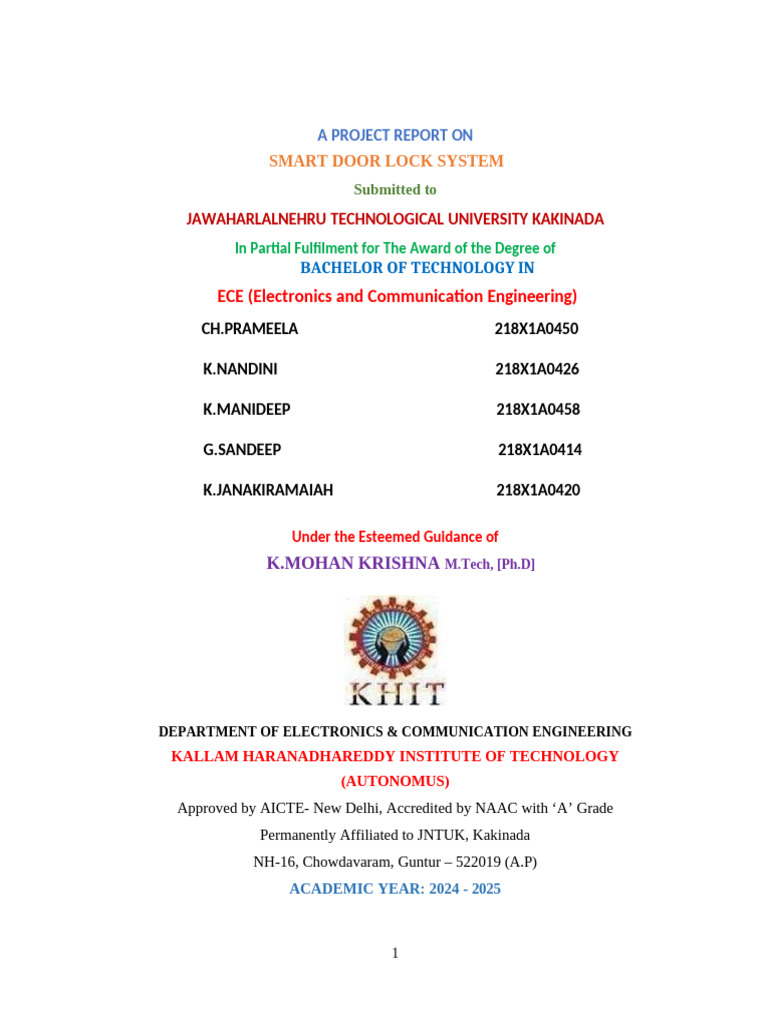 Sandeep Project Document-1 | PDF | Radio Frequency Identification ...