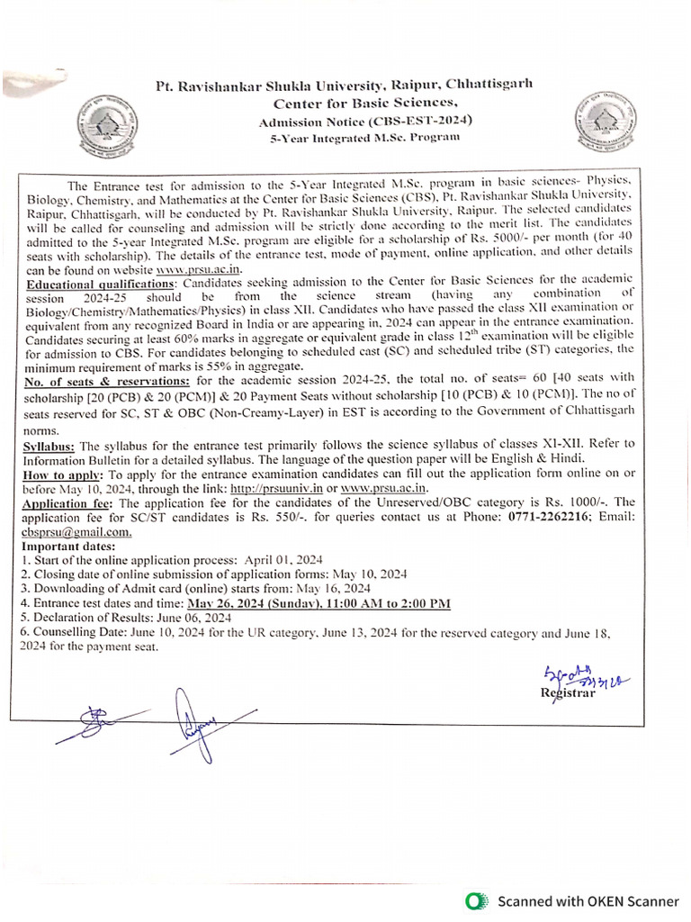 Cbs Notification | PDF