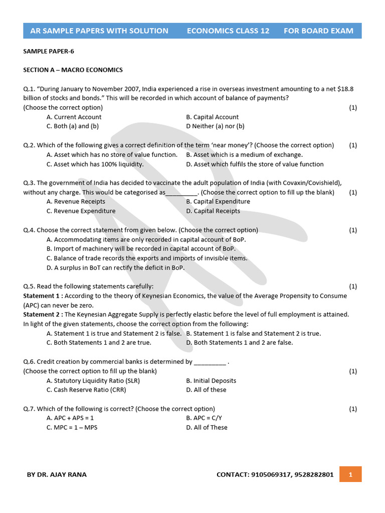 SP 6 | PDF | Government Budget Balance | Fiscal Policy