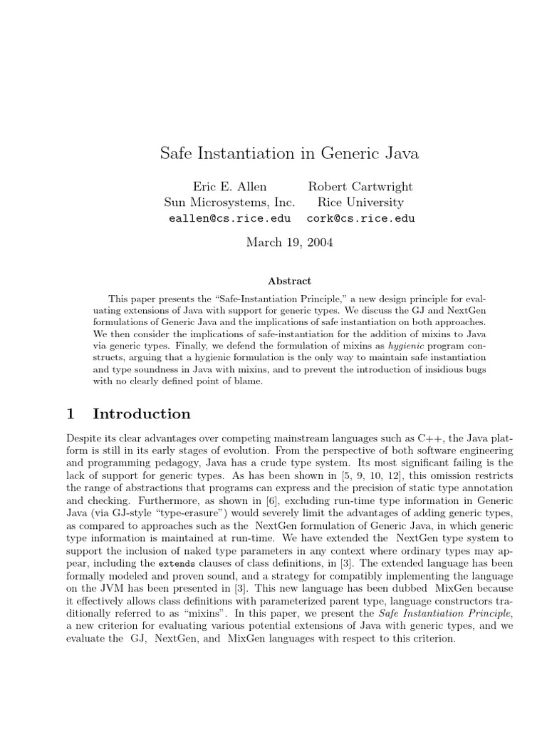 PPPJ 2004 | PDF | Method (Computer Programming) | Constructor (Object ...