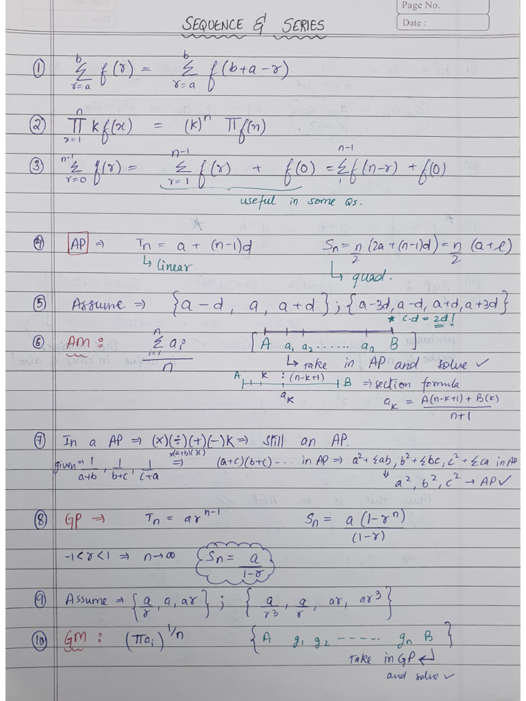 Sequences and Series | PDF