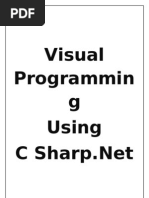 Download Visual Cnet Theory Notes by Yasir Ahmed Khan SN101064590 doc pdf