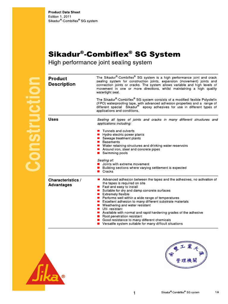 Sikadur Combiflex SG System | PDF
