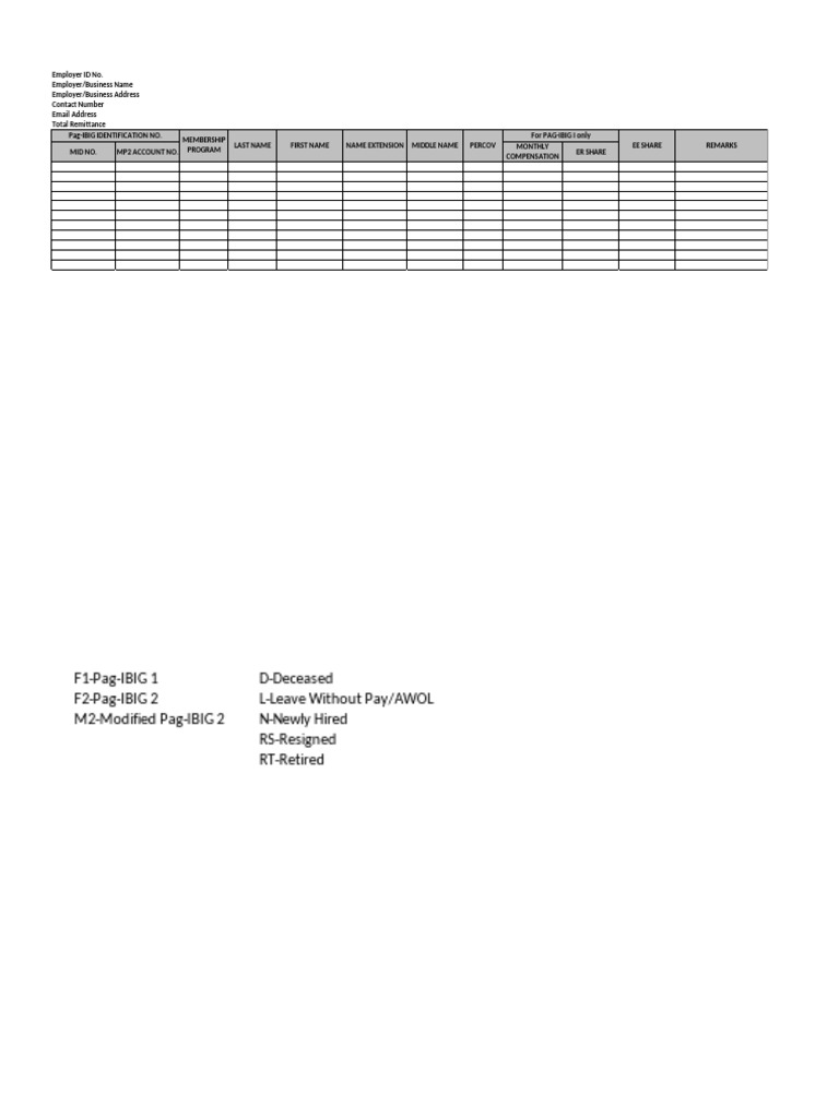 Blank Form | PDF