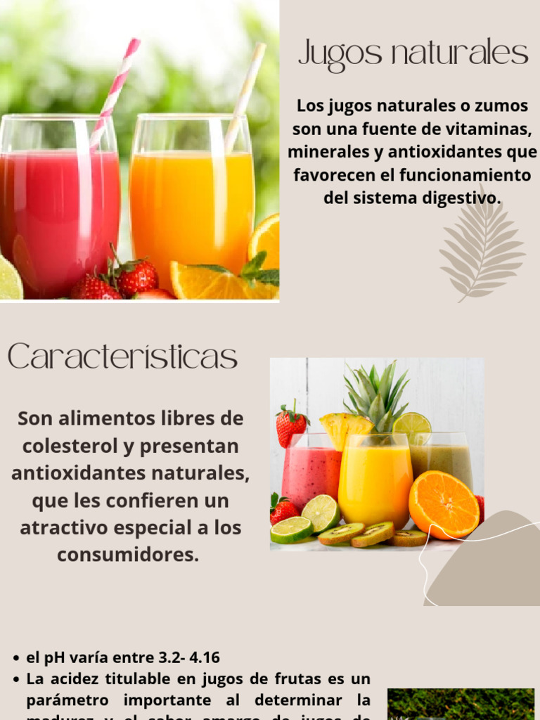 Jugos Naturales | PDF