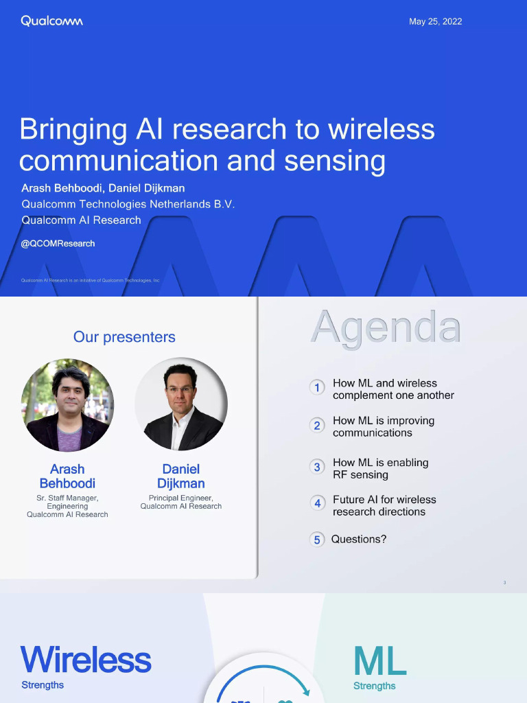 Bringing AI Research To Wireless Communication and Sensing | PDF