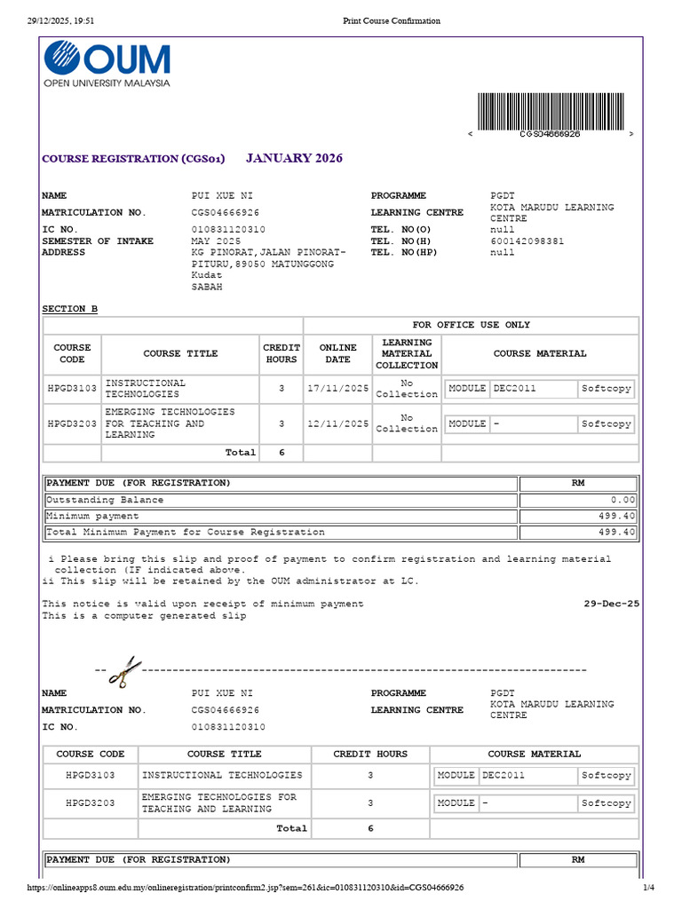 Print Course Confirmation | PDF | Payments | Visa Inc.