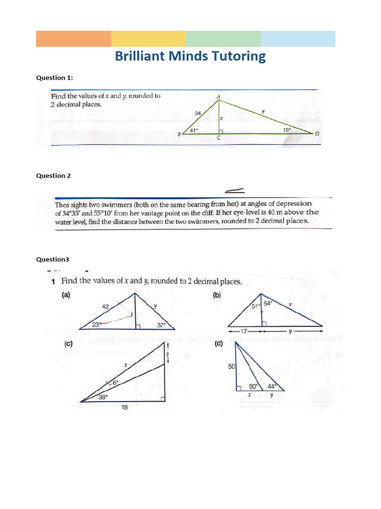 Maths Questions | PDF