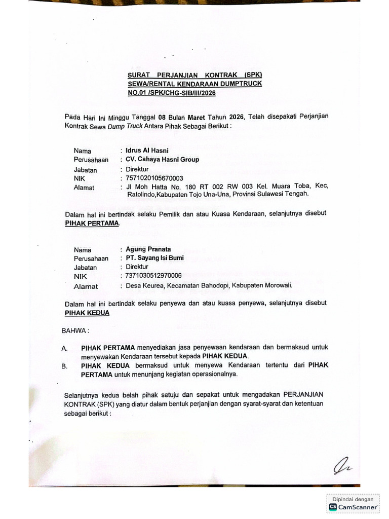 SPK (Dokument Penting) | PDF