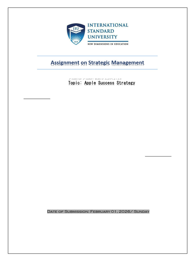 Assingment Front Page Format | PDF