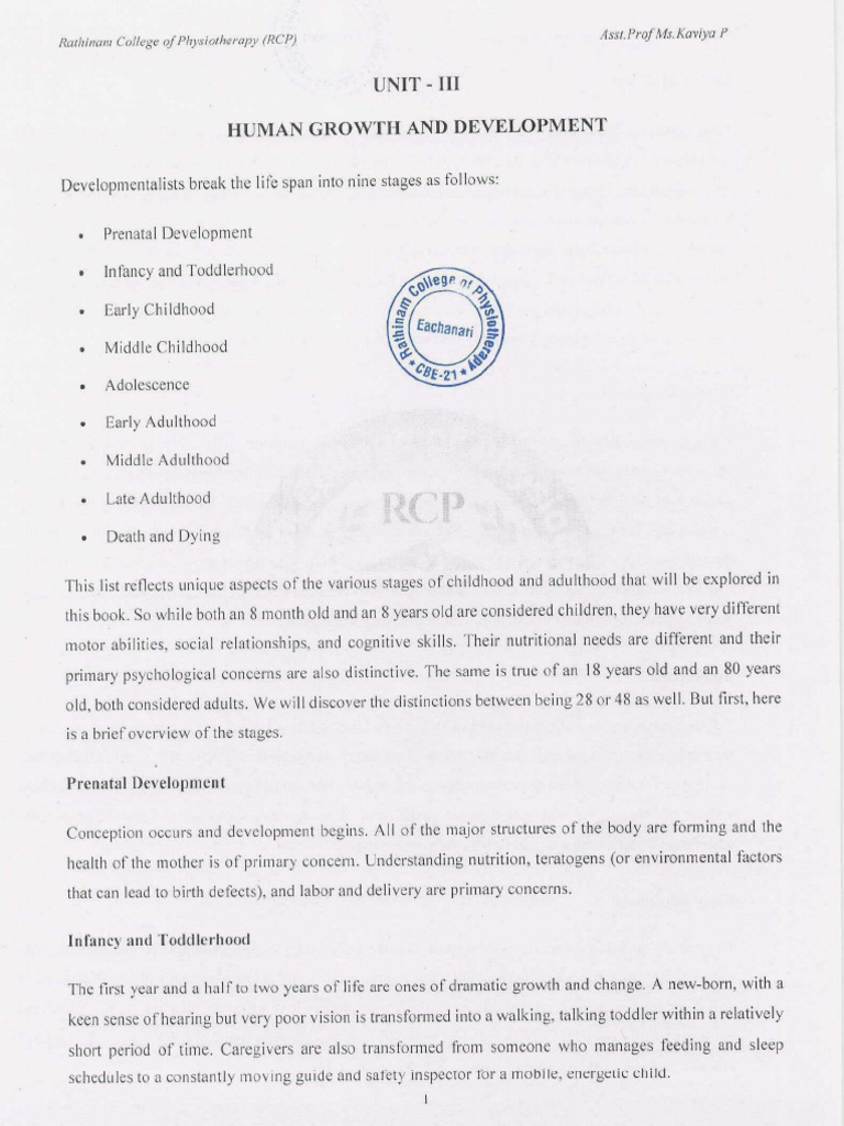 Psychology Unit 3-2 | PDF