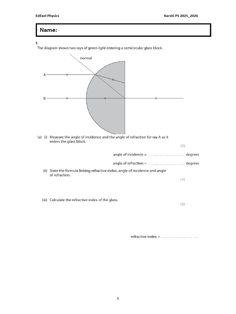 Class Test 2 | PDF