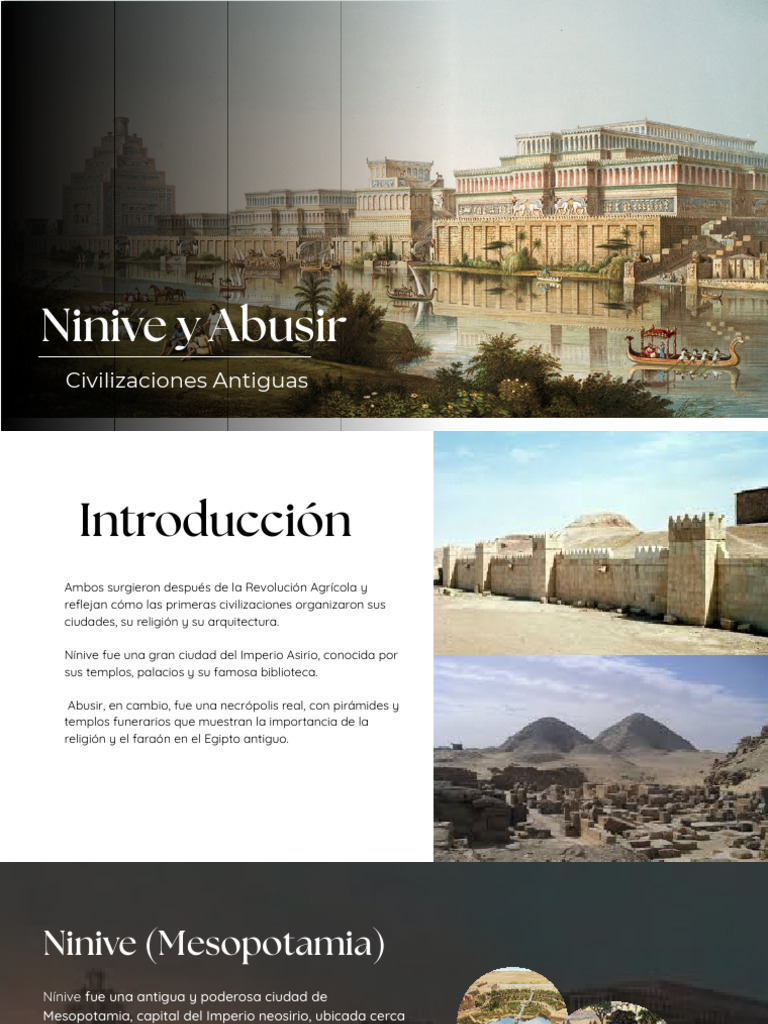 Ninive y Abusir | PDF | Pirámide | Antiguo Egipto