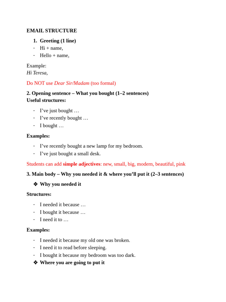 Pet 7 - Writinng Test 1 - Part 1 | PDF