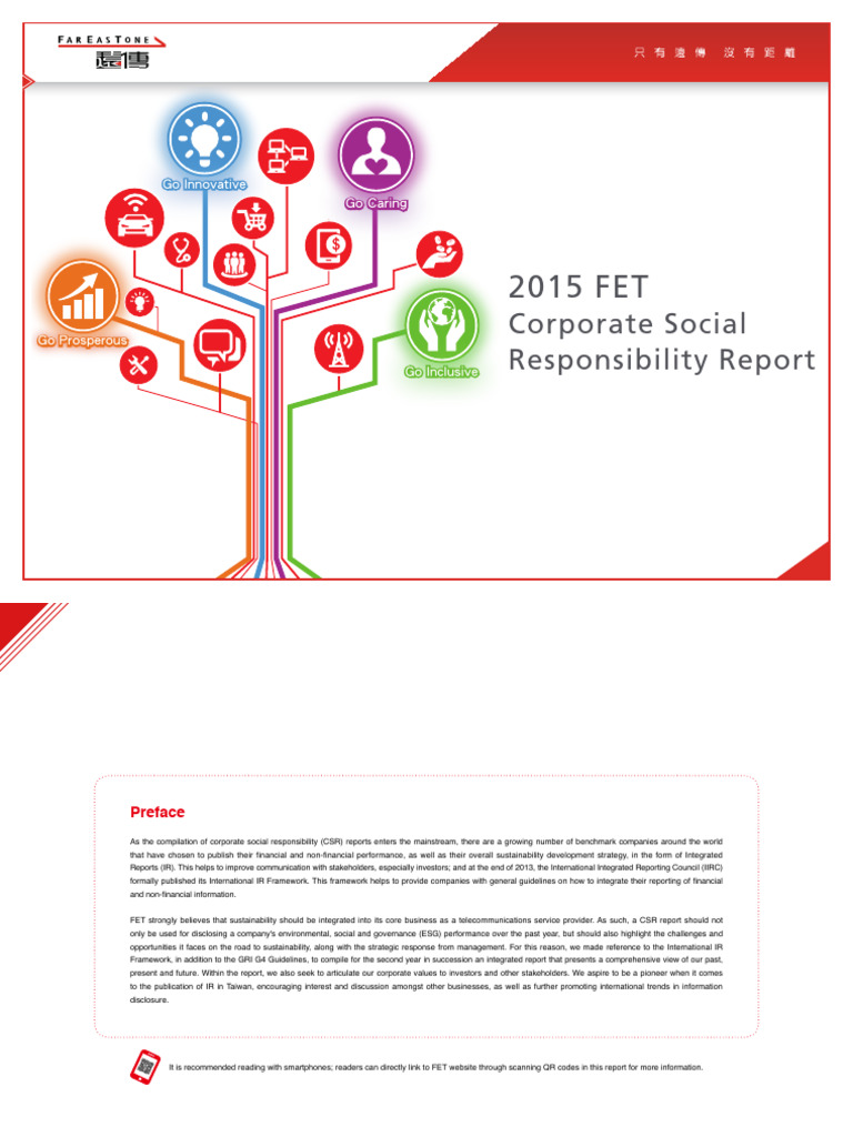 2015 CSRReport e | PDF | Corporate Social Responsibility | 4 G