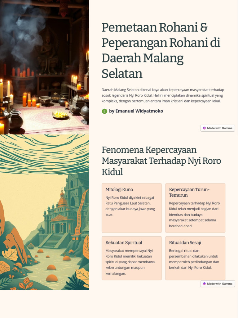Pemetaan Rohani | PDF