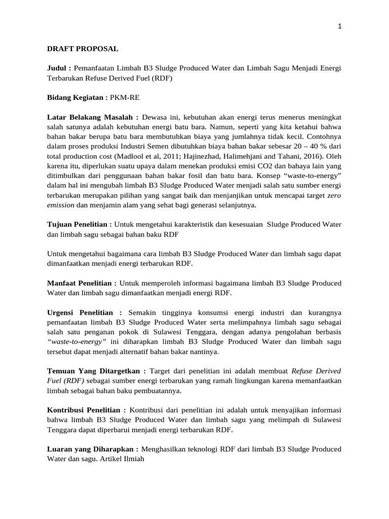 Draft Proposal | PDF