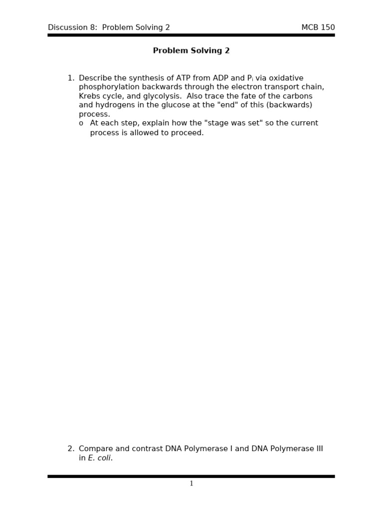 Problem Solving2 Student | PDF