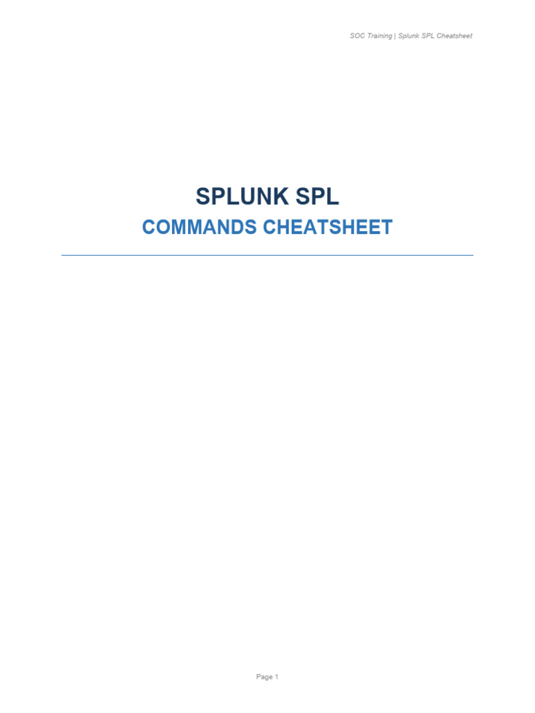 SPL CheatSheet | PDF | Domain Name System | Index Term