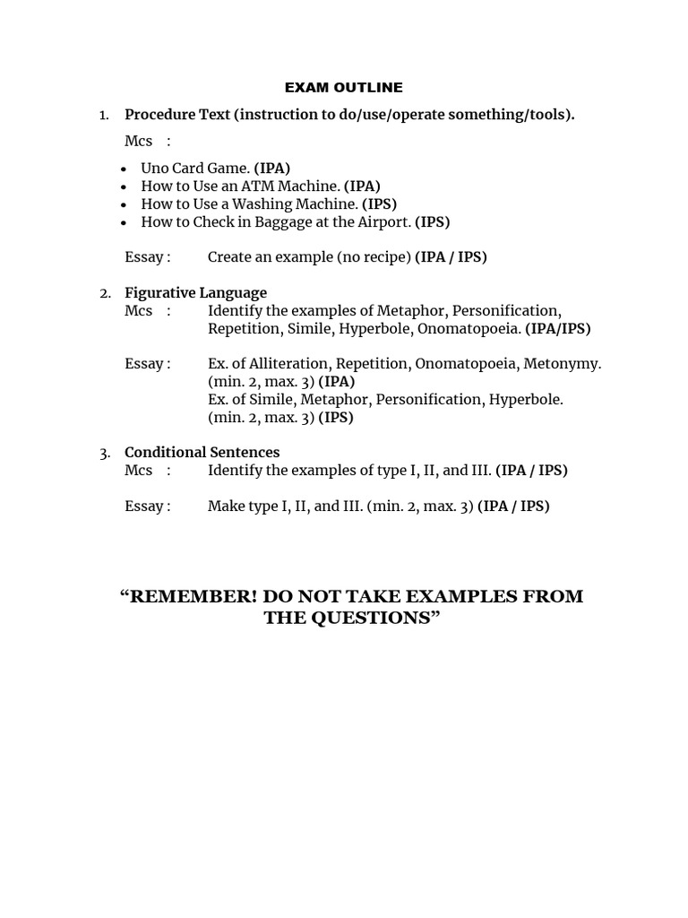 Exam Outline Pat Xii 2025-2026 | PDF