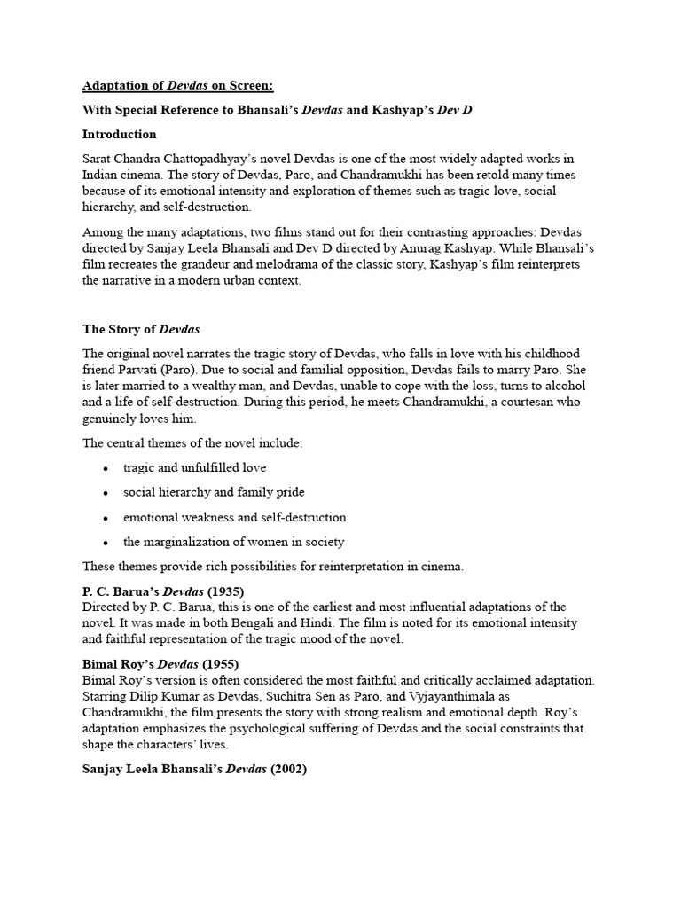 Devdas | PDF