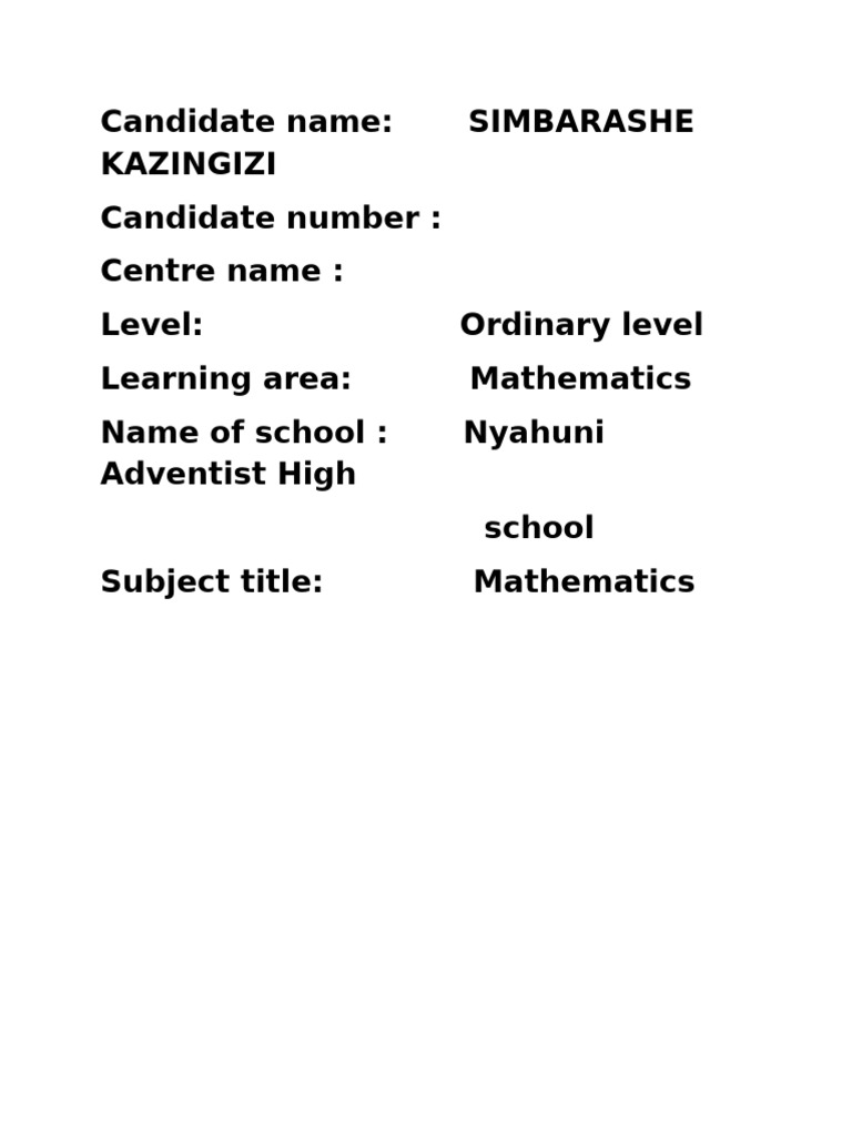 893088334 Maths Project HBC | PDF | Numbers | Mathematics