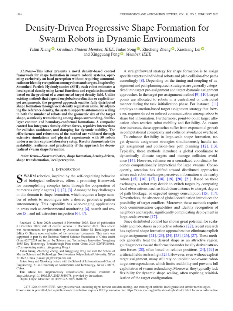 Density-Driven Progressive Shape Formation For Swarm Robots in Dynamic ...