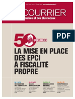 Les EPCI à fiscalité propre, Courrier des maires, 07/2012