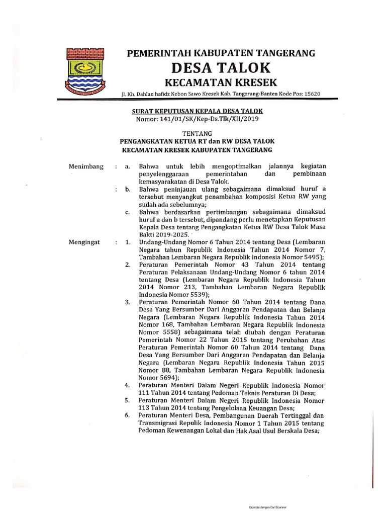 SK RT RW New | PDF