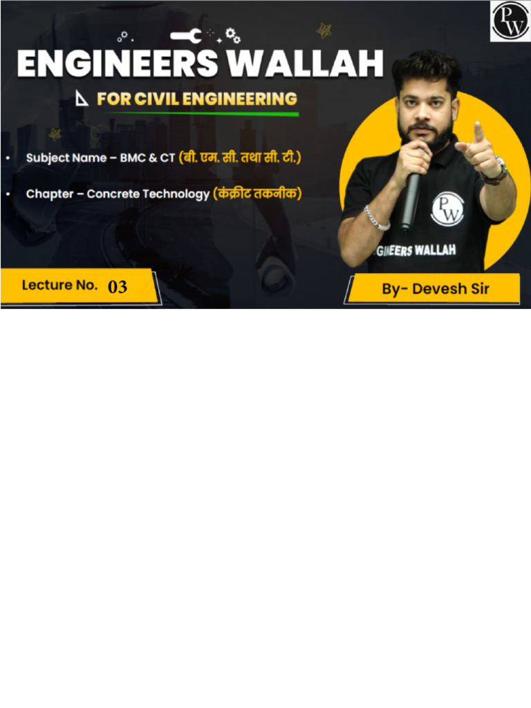 Concrete (CT) 03 Class Notes | PDF