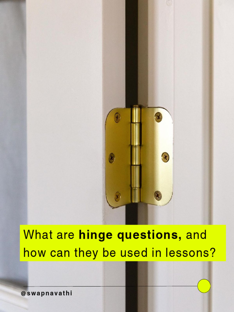 What Are Hinge Questions | PDF