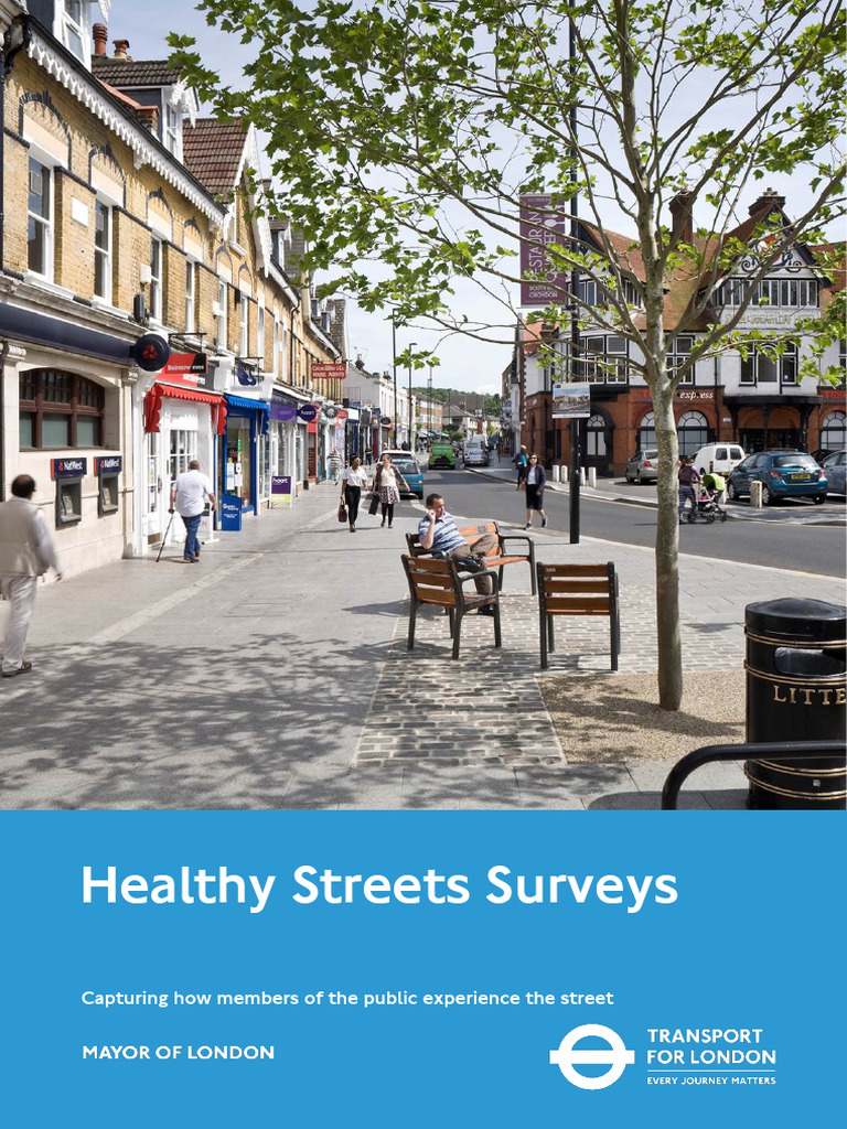 Healthy Streets Survey | PDF | Survey Methodology | Sampling (Statistics)