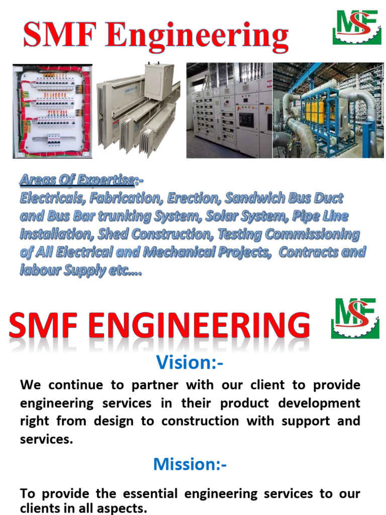SMF Installation PROFILE | PDF | Drill | Mechanical Engineering