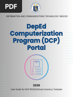 DPDS User Guide and Login Instructions | PDF | Password | Data