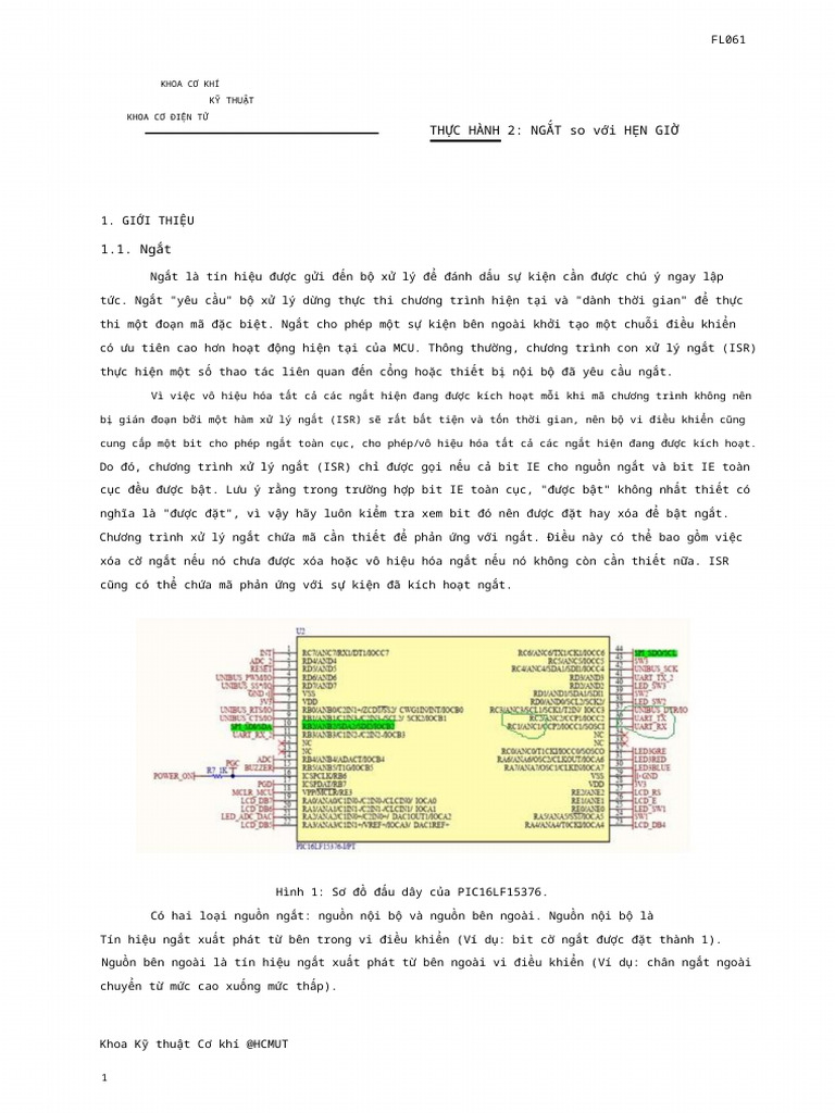MCU - LAB - 02 - NEW - INTERRUPT Vs TIMER - 26.02.2025VIET | PDF