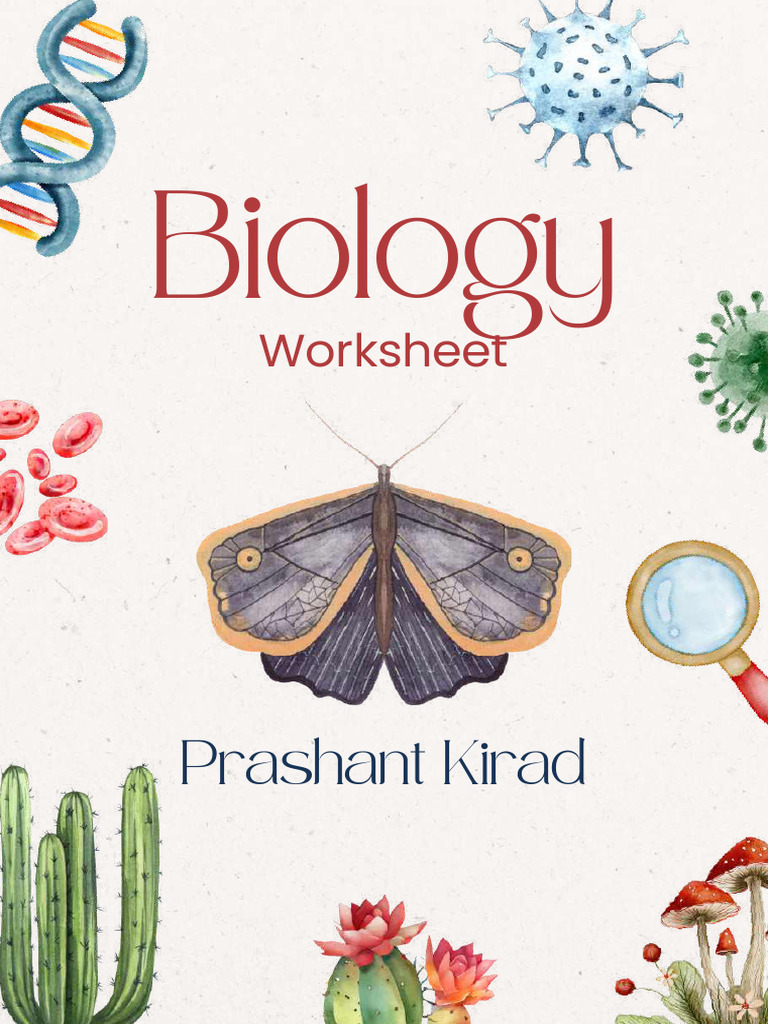 Biology (Work Sheet) (Prashant Kirad) | PDF | Dominance (Genetics ...