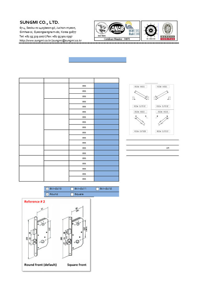 Lock Order Form | PDF